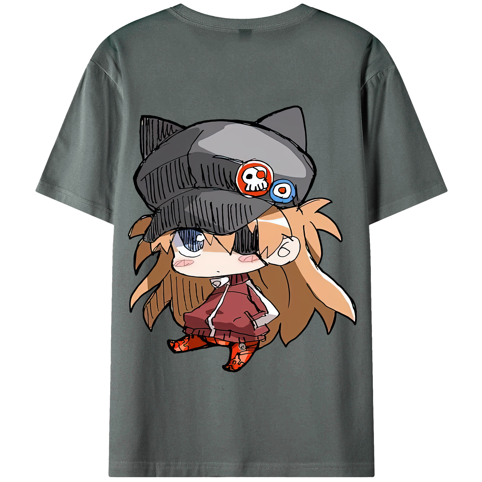 （画像用） EVA 新世紀エヴァンゲリオン 綿100％半袖Tシャツ（背面プリント）